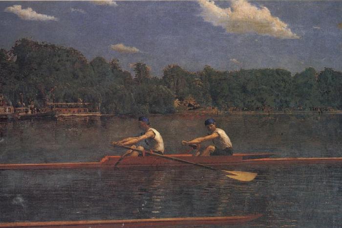 Thomas Eakins The Biglin Brothers Bacing Germany oil painting art